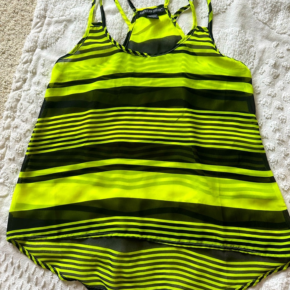 American Dream sleeveless top.NWOT